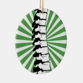 Ornement d'épine d'éclat de vert (Droite)