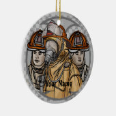 Ornement d'équipe de pompiers (Droite)