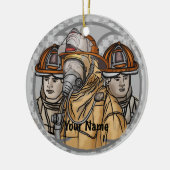 Ornement d'équipe de pompiers (Gauche)