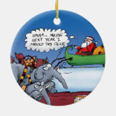 Ornement des éléphants de père Noël (Dos)