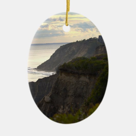 Ornement des falaises de Rhode Island au coucher d (Devant)