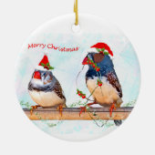 Ornement des Finches Festives (Dos)