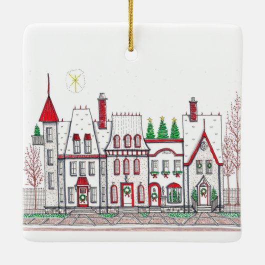 Ornement des magasins de Noël (Dos)