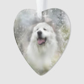 Ornement des Pyrénées - Design hivernal (devant)