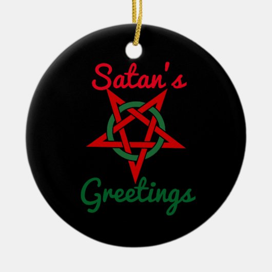 Ornement des salutations de Satan (Devant)