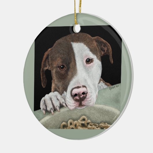 Ornement "Desire" Pit Bull (Gauche)