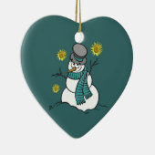 Ornement d'espoir de bonhomme de neige (Droite)