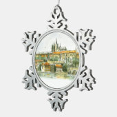 Ornement d'étain de château de Prague (Vue impression)