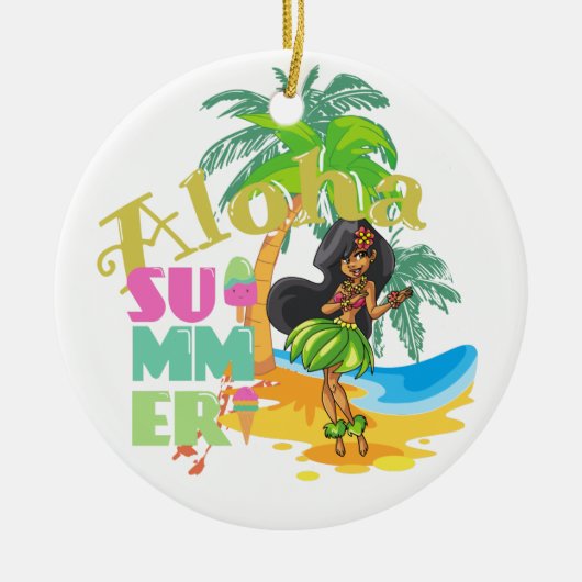 Ornement d'été Aloha (Devant)