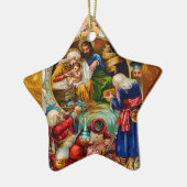 Ornement d'étoile de nativité de Noël (Gauche)