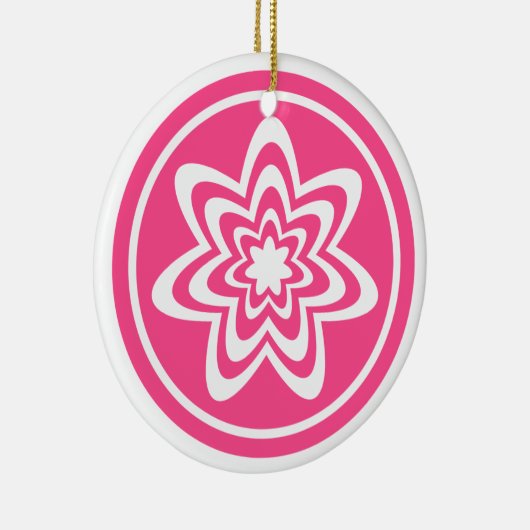 Ornement d'explosion florale, rose (Droite)