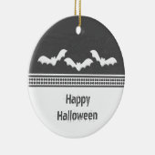 Ornement d'Halloween Batty, gris foncé (Droite)