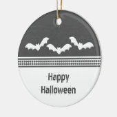 Ornement d'Halloween Batty, gris foncé (Gauche)