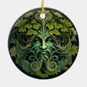Ornement d'Halloween de l'homme vert (Dos)