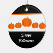 Ornement d'Halloween de ligne citrouille (Gauche)