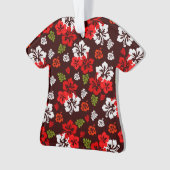 Ornement d'hibiscus de Noël hawaïen (devant)