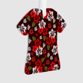 Ornement d'hibiscus de Noël hawaïen (devant)