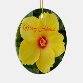 Ornement d'hibiscus jaune (Droite)