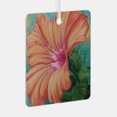 Ornement d'Hibiscus orange (Avant droite)