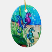 Ornement d'hippocampe d'imaginaire (Dos)