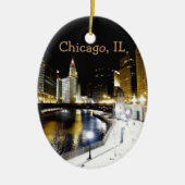 Ornement d'hiver de Chicago (Devant)