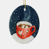 Ornement d'hiver de chocolat chaud (Droite)