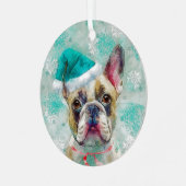 Ornement d'impression de chien de média mixte AP44 (Avant gauche)