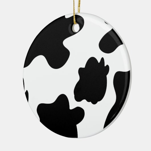Ornement d'impression de vache (Gauche)