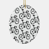 Ornement d'impression de vélo de course (Droite)