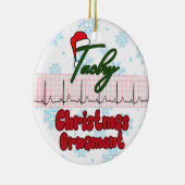 Ornement d'infirmière amusant. Docteur Ornament. (Droite)