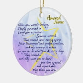 Ornement d'infirmière honoré (Gauche)