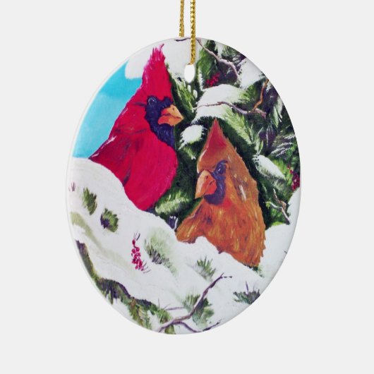 Ornement d'inséparables (Droite)