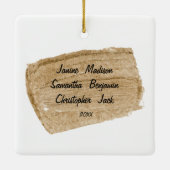 Ornement d'Instagram de Noël de peloton (Dos)