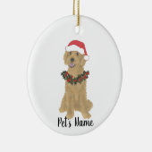 Ornement Doodle (Apricot Rouge Doré) (Droite)