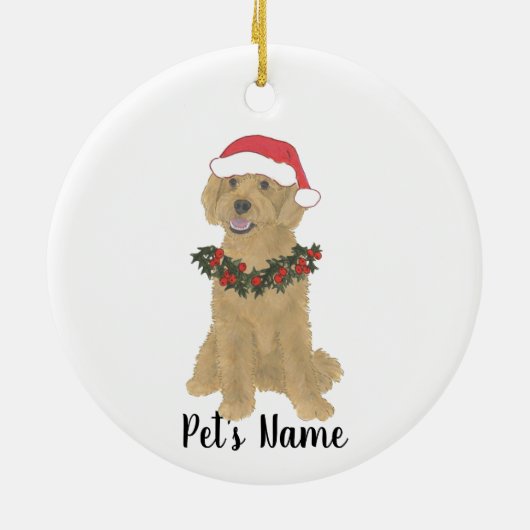 Ornement Doodle (Apricot Rouge Doré) (Dos)