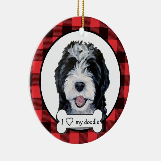 Ornement Doodle Dog (Droite)