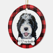 Ornement Doodle Dog (Gauche)