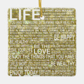 Ornement d'or de la vie (Devant)