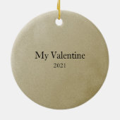 Ornement d'or photo personnel (Dos)