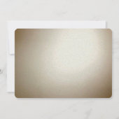 Ornement Doré Élégant Save The Date (Dos)