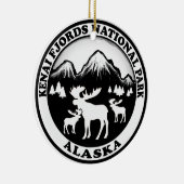 Ornement d'orignaux de l'Alaska de parc national (Droite)