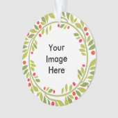 Ornement double face de cadre de guirlande (devant)