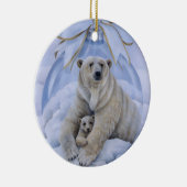 Ornement d'ours blanc (Droite)