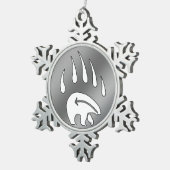 Ornement d'ours Décorations d'ours tribales de vac (Vue impression)