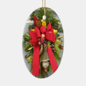 Ornement d'ovale de porte de Noël (Droite)