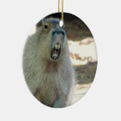 Ornement drôle de Capybara (Droite)