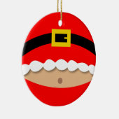 Ornement drôle de costume du père noël (Droite)