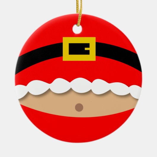 Ornement drôle de costume du père noël (Devant)