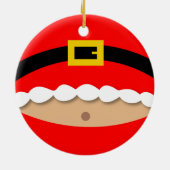 Ornement drôle de costume du père noël (Dos)