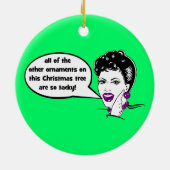 ornement drôle de Noël (Dos)